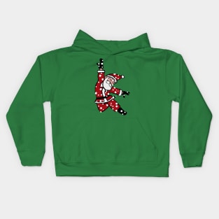 Dancing Santa 2 Kids Hoodie